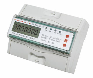 Multi Function 3 Phase DIN Rail Kwh Meter RS485 with LCD display